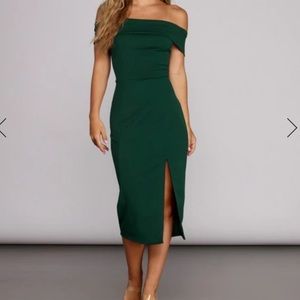 Off shoulder dress